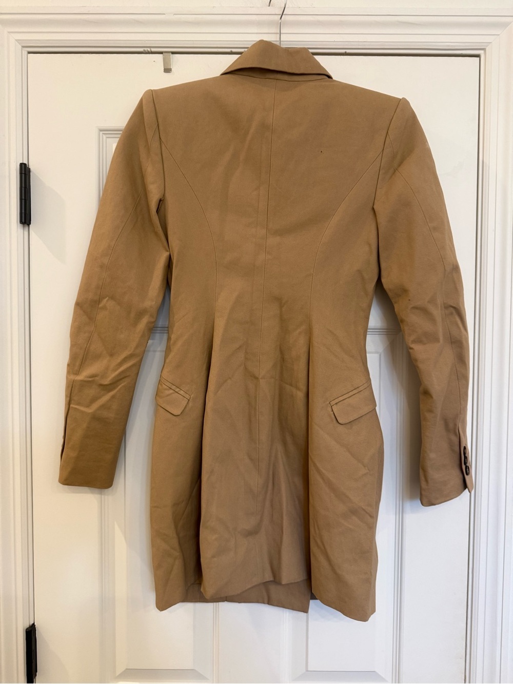 House of CB Elexis Camel Tan Tailored Blazer Dress Long Sleeve XS - Picture 9 of 13